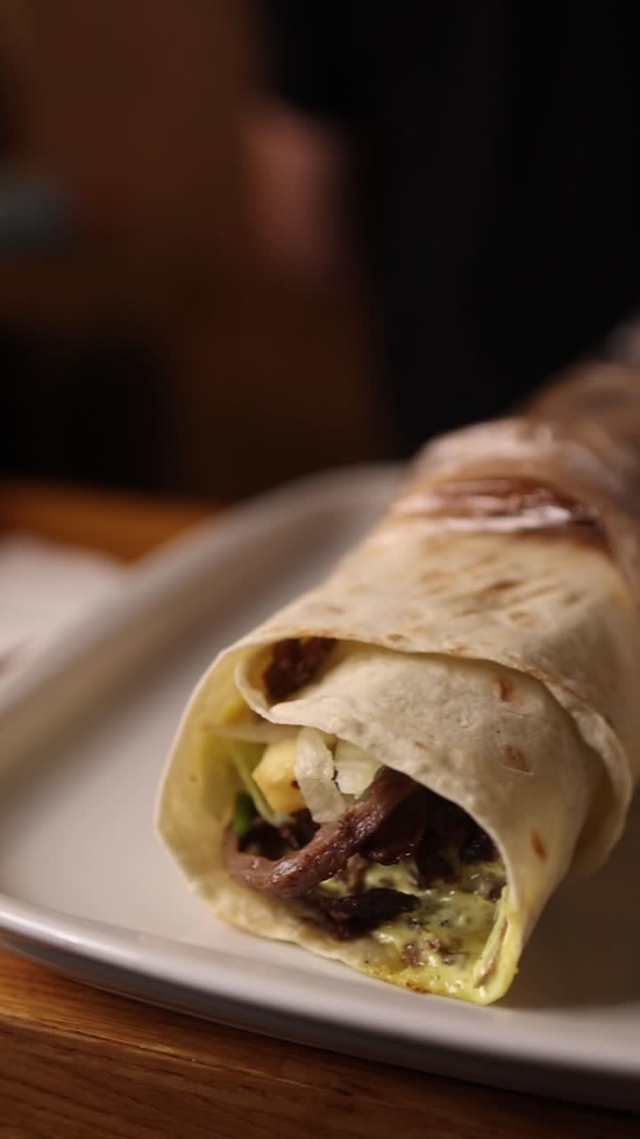 Enveloppe pour le shawarma