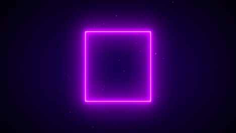 abstract neon luz rosa luz ultravioleta cuadro cuadrado