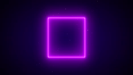 abstract neon pink light ultraviolet frame square