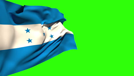 large honduras national flag blowing