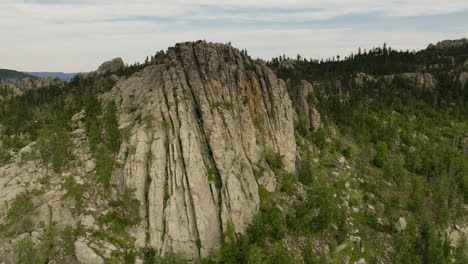 stunning aerial perspective of jagged rock landscapes in the american west.