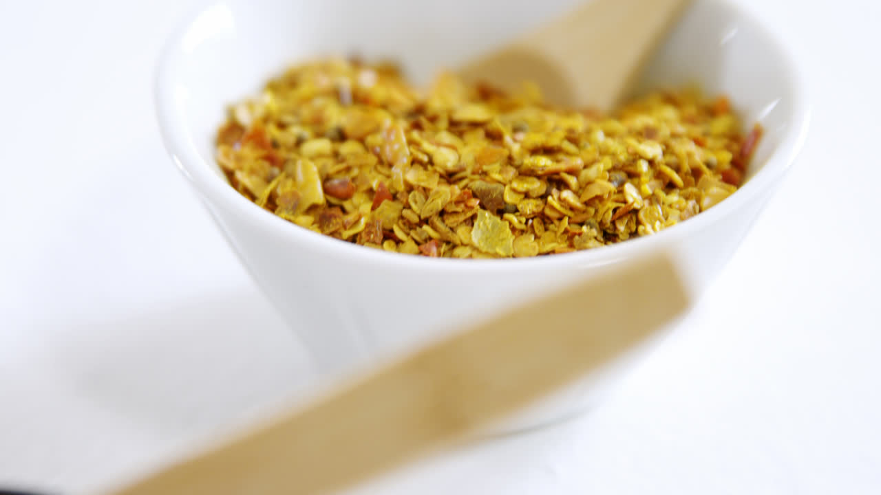 말린  ⁇ 은 고추와 분쇄 된  ⁇ 은 고추 4k 그 ⁇ 에