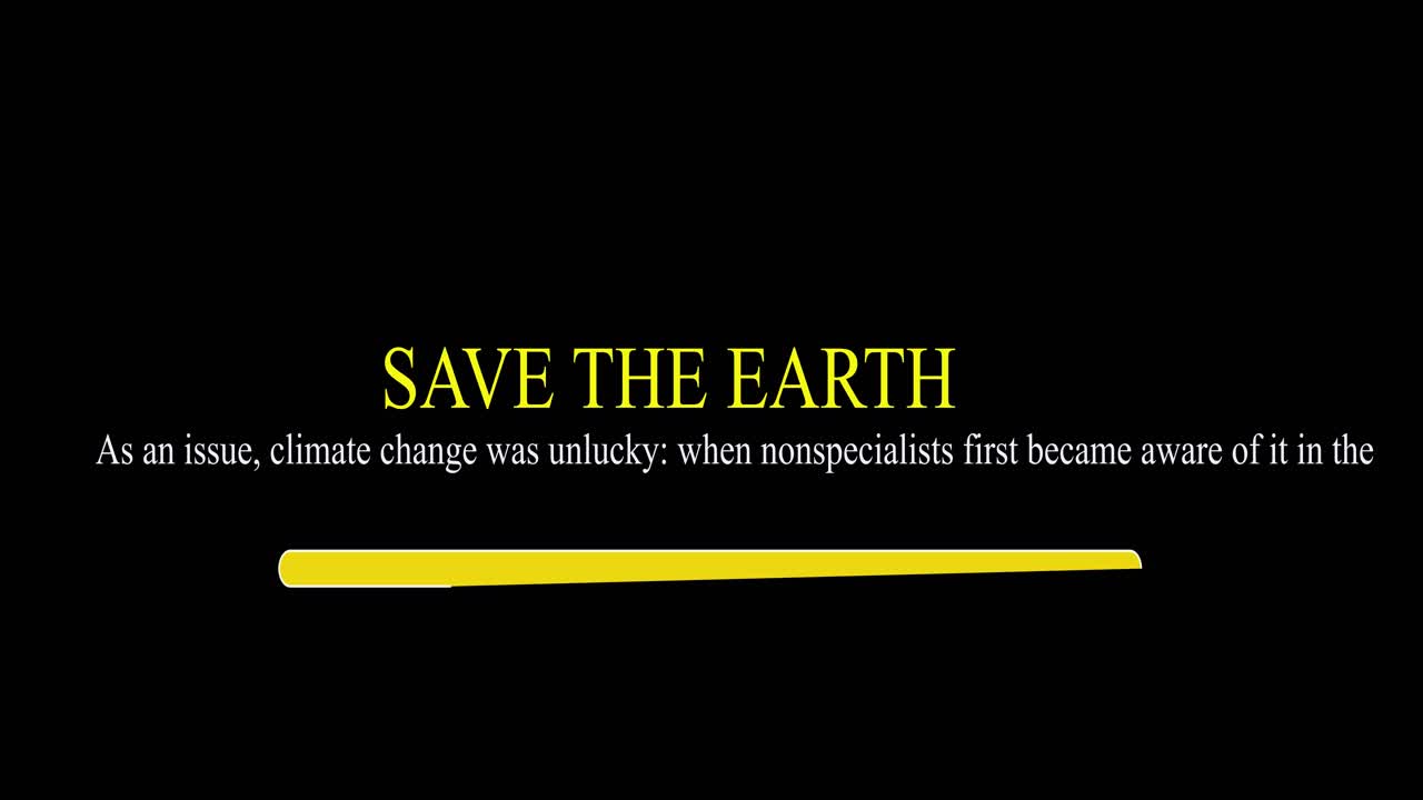 campaña para salvar la tierra y el cambio climático