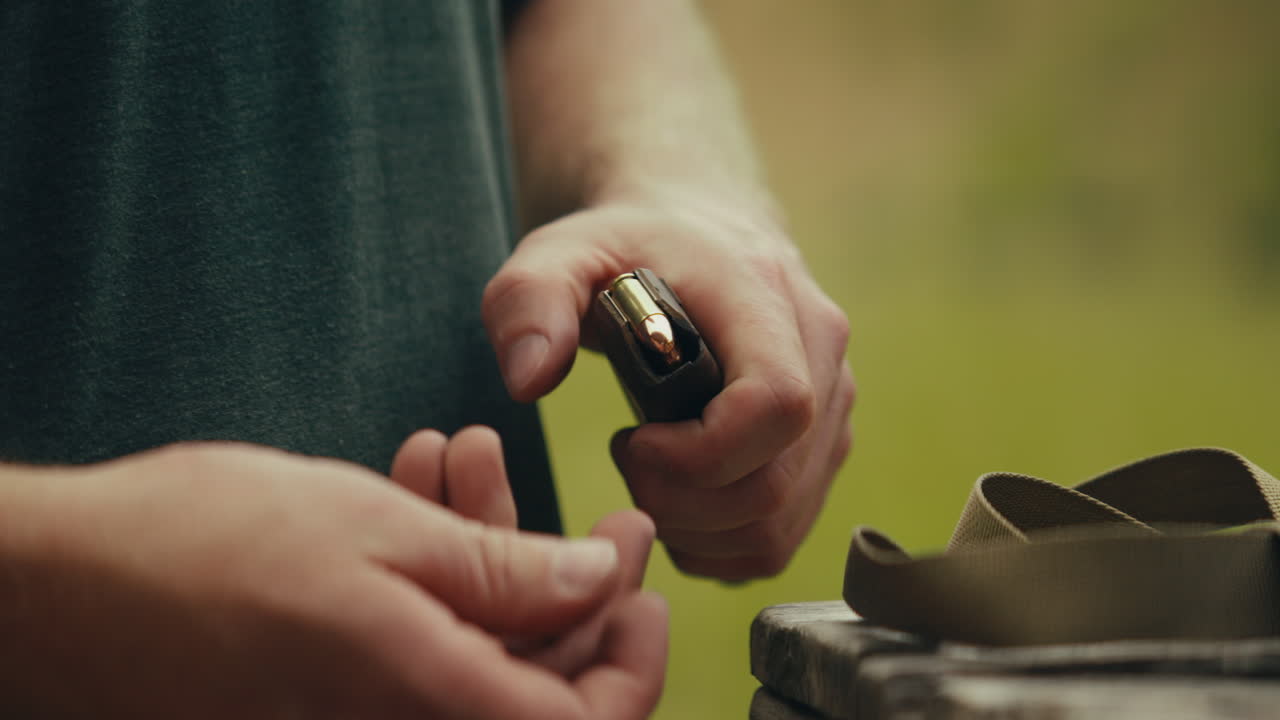 carga de las municiones