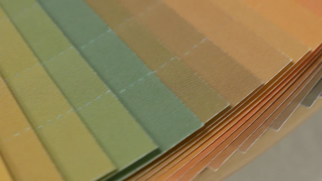 팬톤 색상 카탈로그