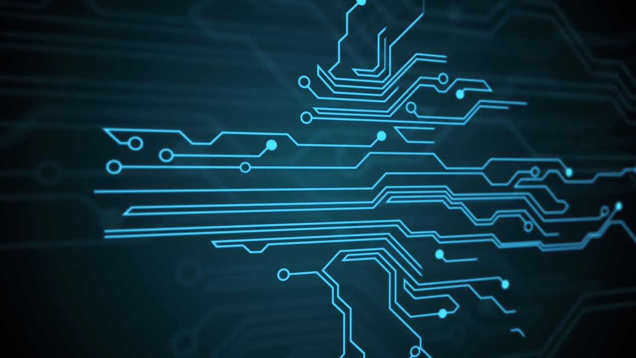 patrón de placa de circuitos abstractos