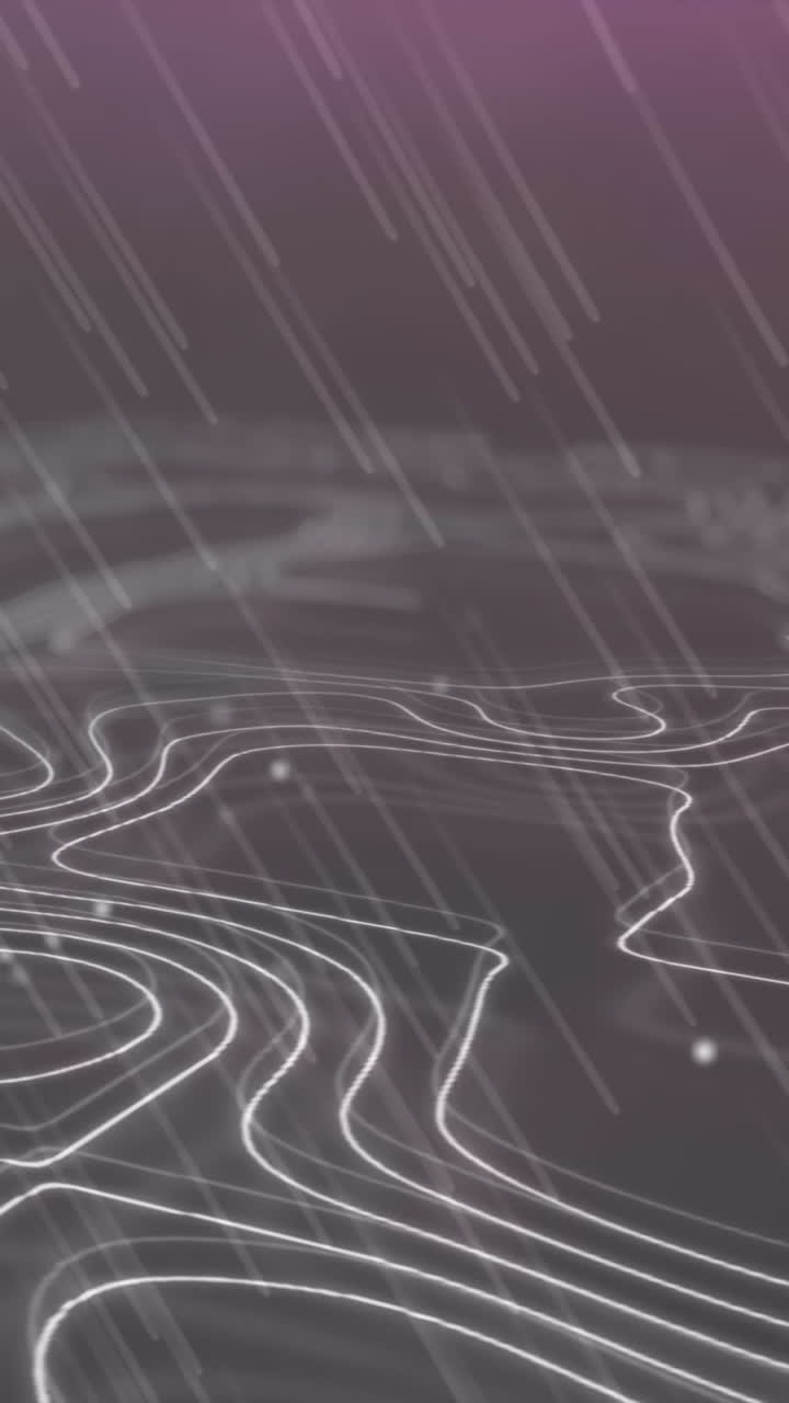 Animation of light trails over moving shapes