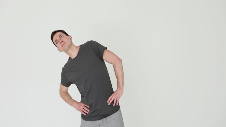 Man Stretching