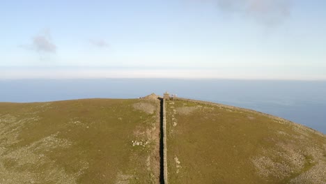 aerial dolly shot at slieve donard