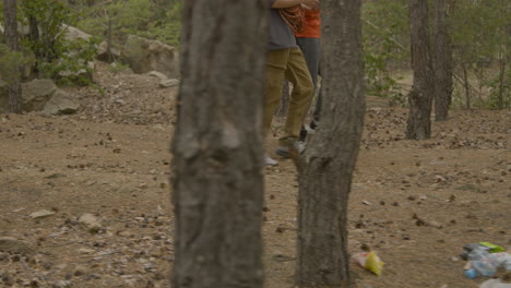 climbers in the nature