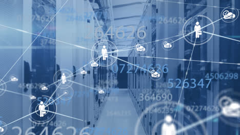 Animation-of-network-of-connections-over-computer-servers