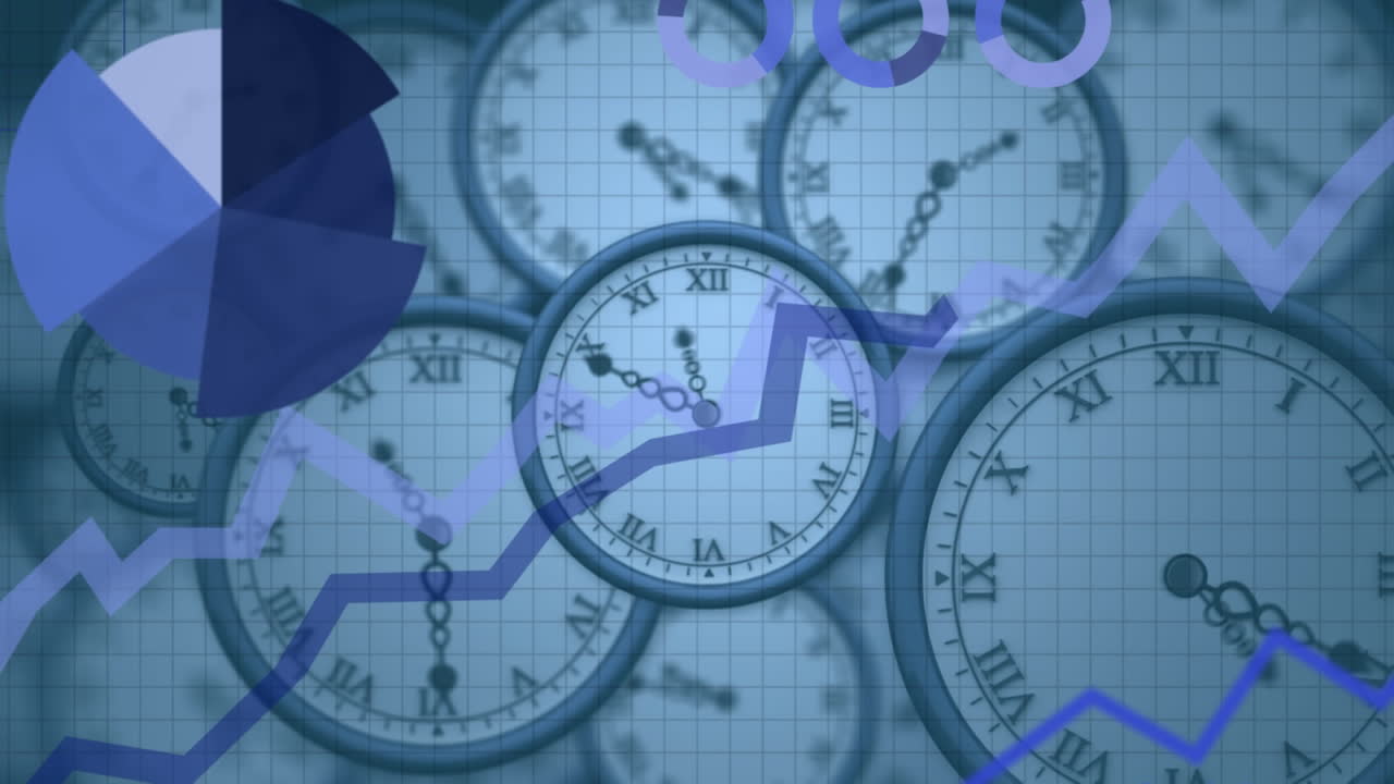 Animazione di statistiche ed elaborazione dati su orologi