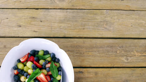 Various-fruits-and-herbs-in-bowl