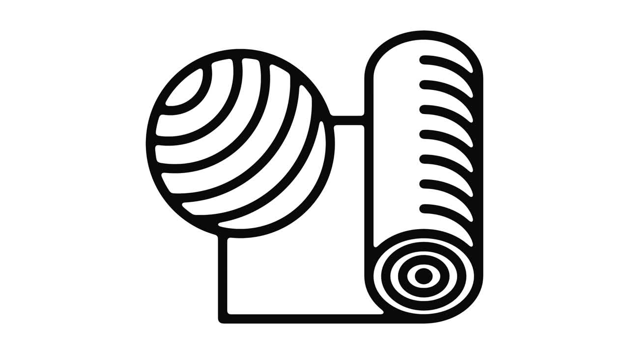 필라테스 라인 모션 그래픽