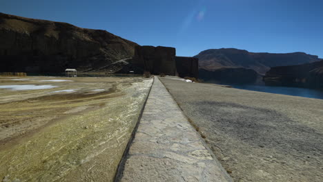 Travertinlandschaft-Des-Band-e-Amir-Nationalparks-In-Afghanistan-Tagsüber