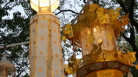 asian lanterns, festive decoration, thailand