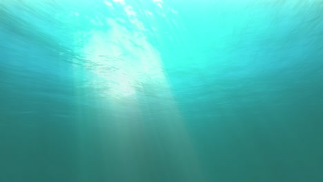 del brillo del océano bajo el agua