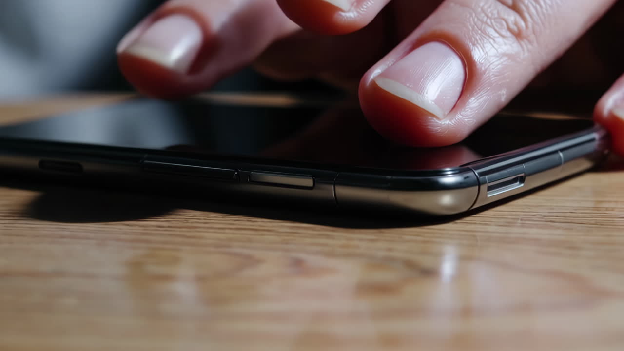 스마트폰을 사용하는 사람