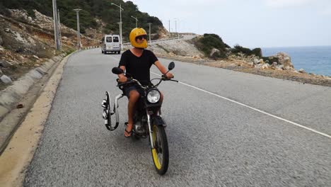 motorcycle road trip, kitesurfing vacation adventure on vietnam coast