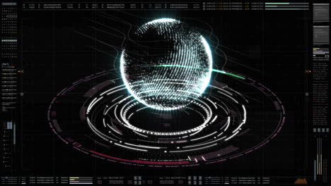 Advance-motion-graphic-futuristic-user-interface-head-up-display-screen-with-Holographic-Machine-and-digital-data-telemetry-information-display-for-digital-background-computer-desktop-display-screen