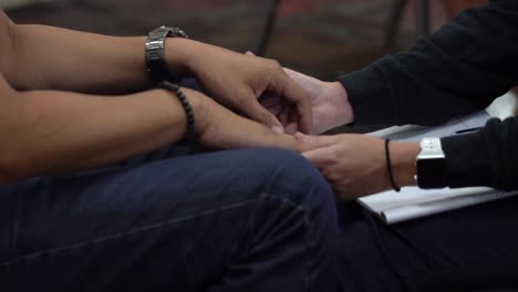 couple holding hands - communication skills