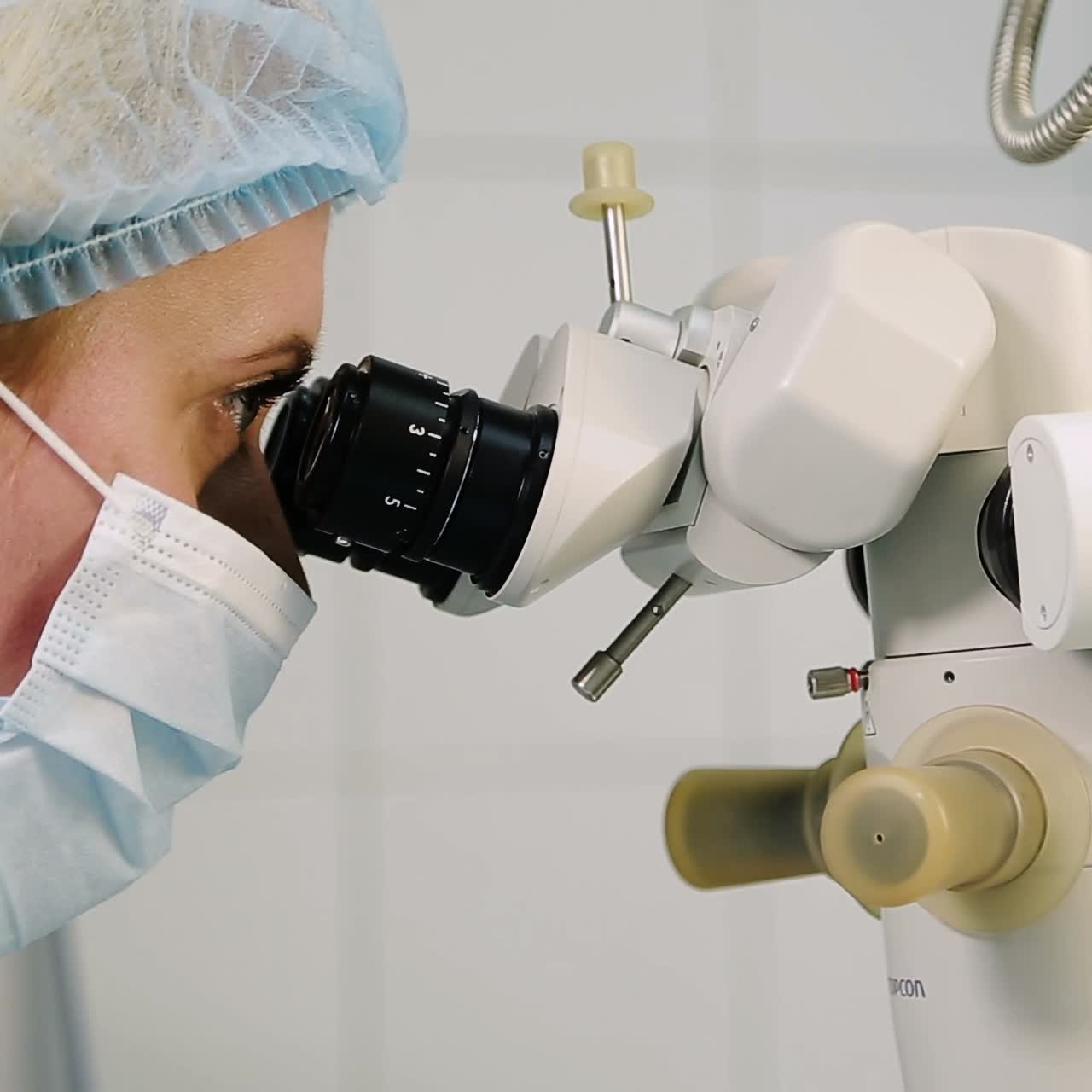 Patient in operating room
