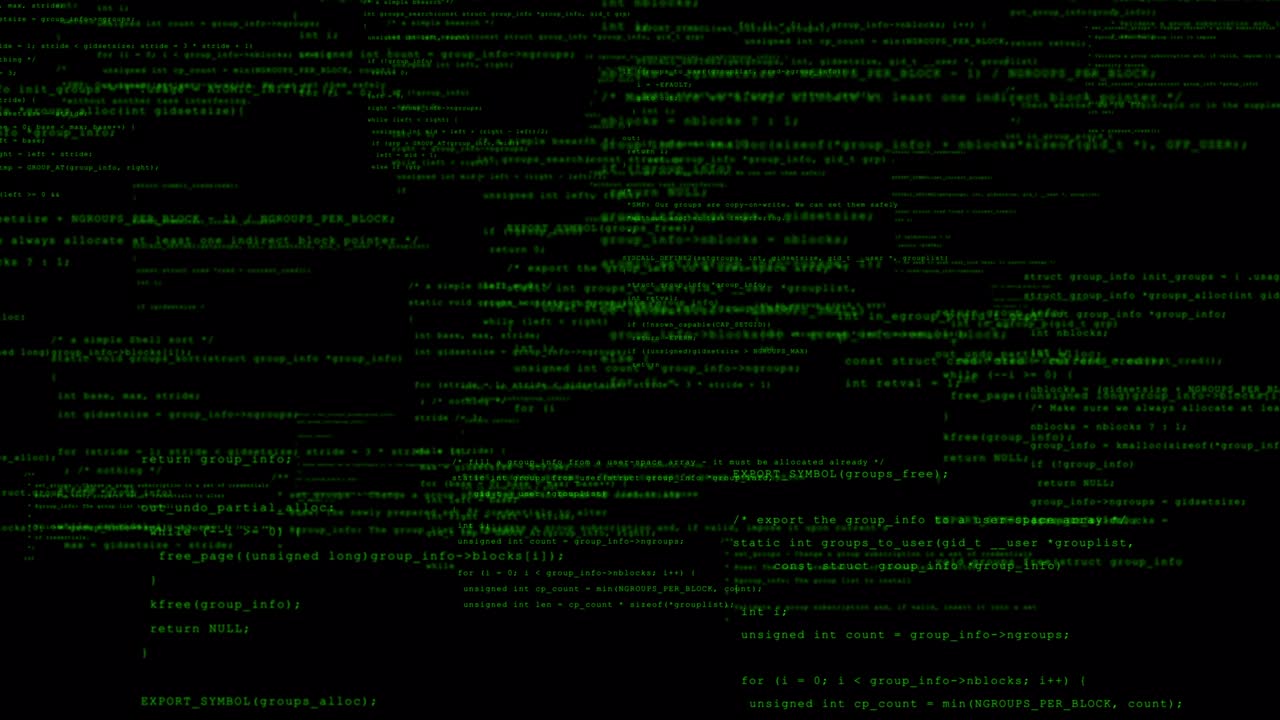 volando sobre el código de programación.