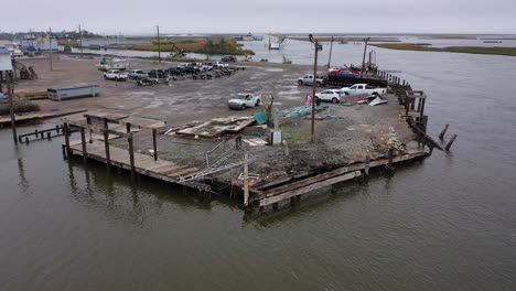 Oak-Point-Luisiana-Después-Del-Huracán-Ida