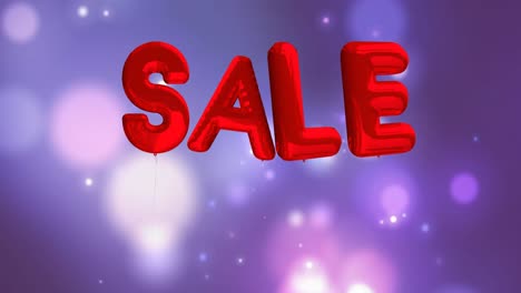 Animation-of-sale-text-in-red-balloon-letters-on-purple-background