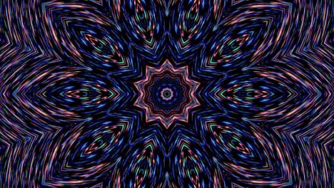 líneas coloridas ondas brillantes forma fondo caleidoscopio resumen