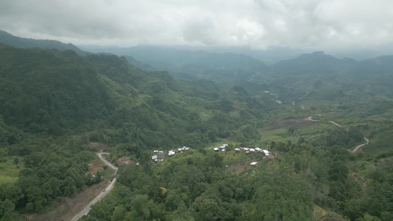 Beautiful Aerial View Of De'Remin Kpg Sapit Padawan Sarawak