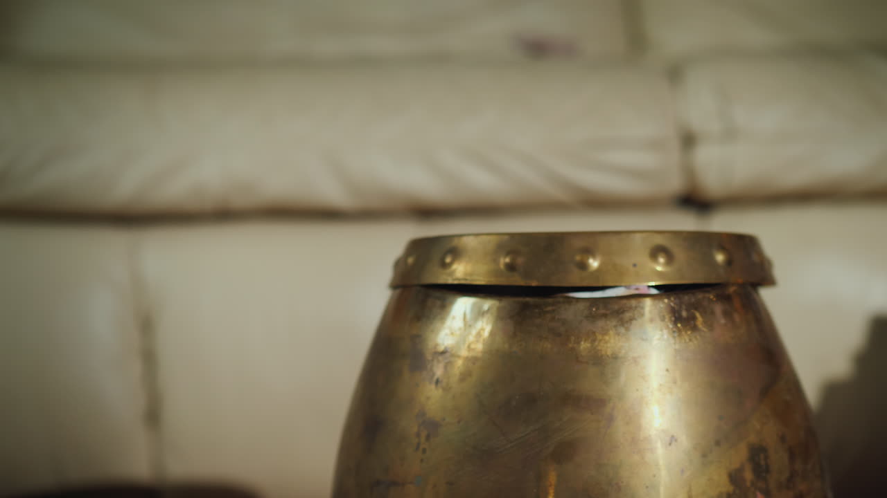 우스꽝스러운 고양이가 주전자에서 기어 나올 것입니다.