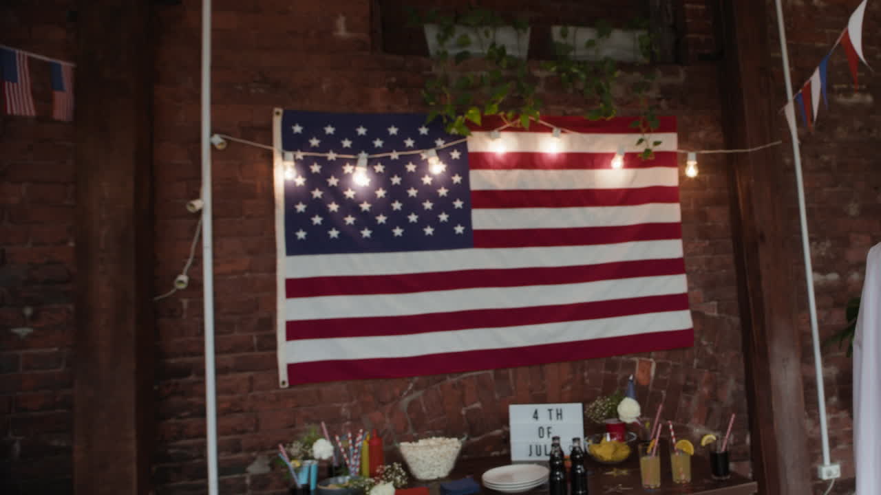 Friends Celebrating Independence Day