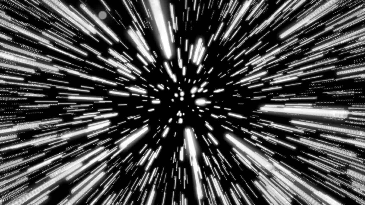 Abstract digital particles flow alpha channel digital cyberspace technology connection background