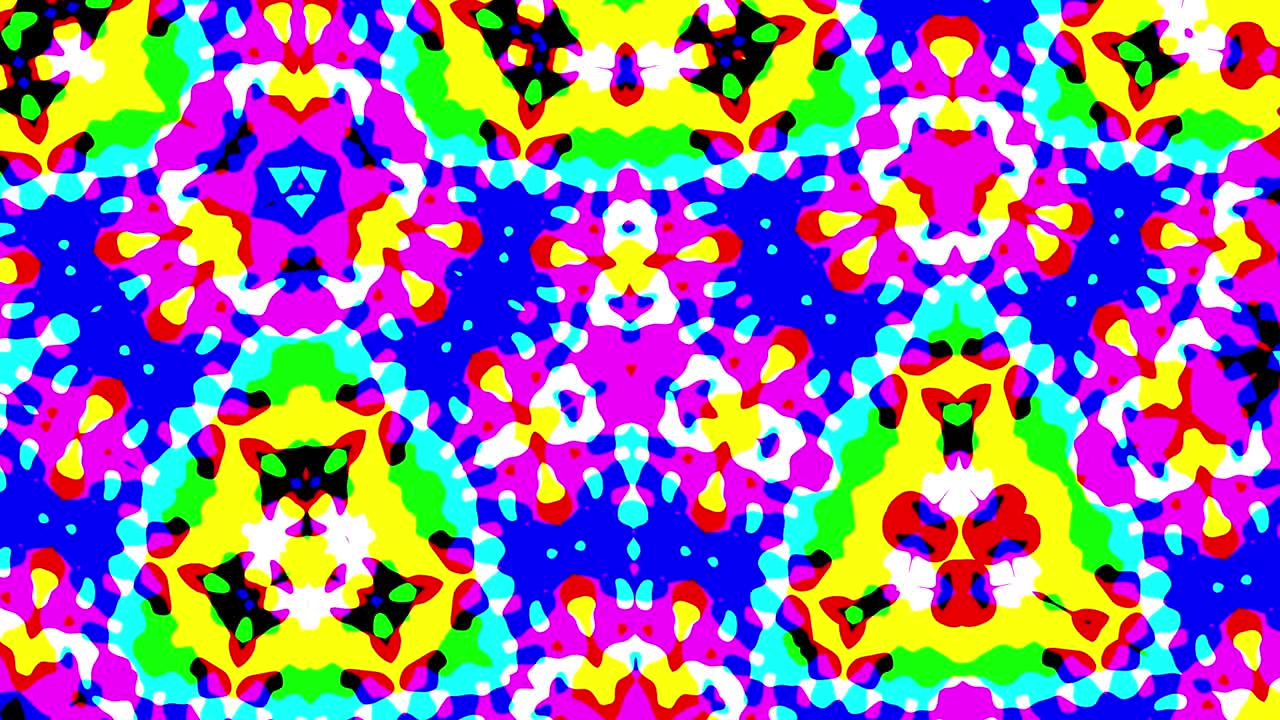 Hypnotism. Hypnosis. Kaleidoscopic looping