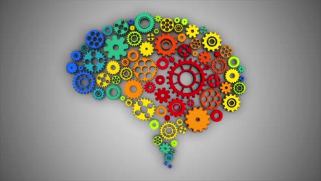 engranajes rotativos del cerebro- en bucle