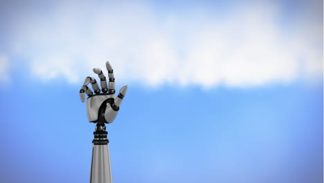 robot arm in the sky