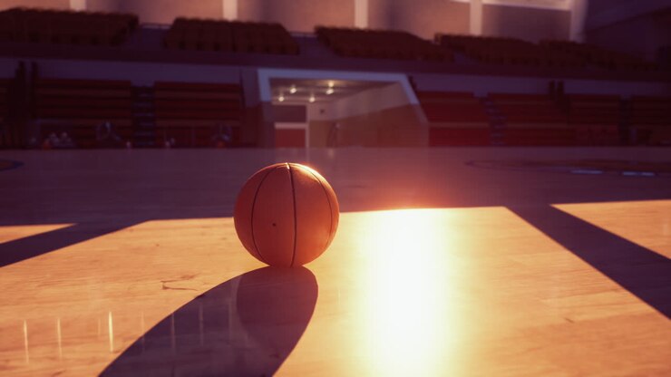 Basket sul campo da basket