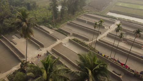 the brick industry developed around the alluvial soil along the ganga river