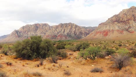 rugged mountains and high desert panorama in southwest usa