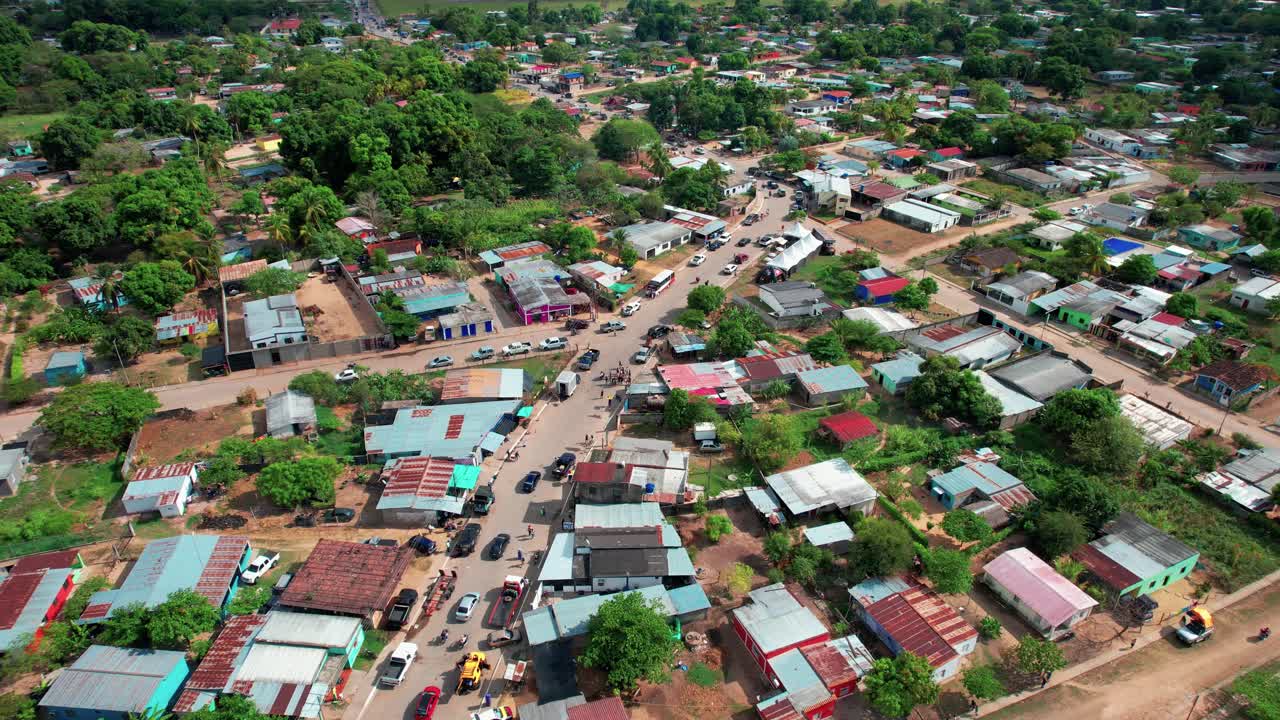 Venezuelan Cityscape: Elorza, Apure, Local Architecture, Residential Areas