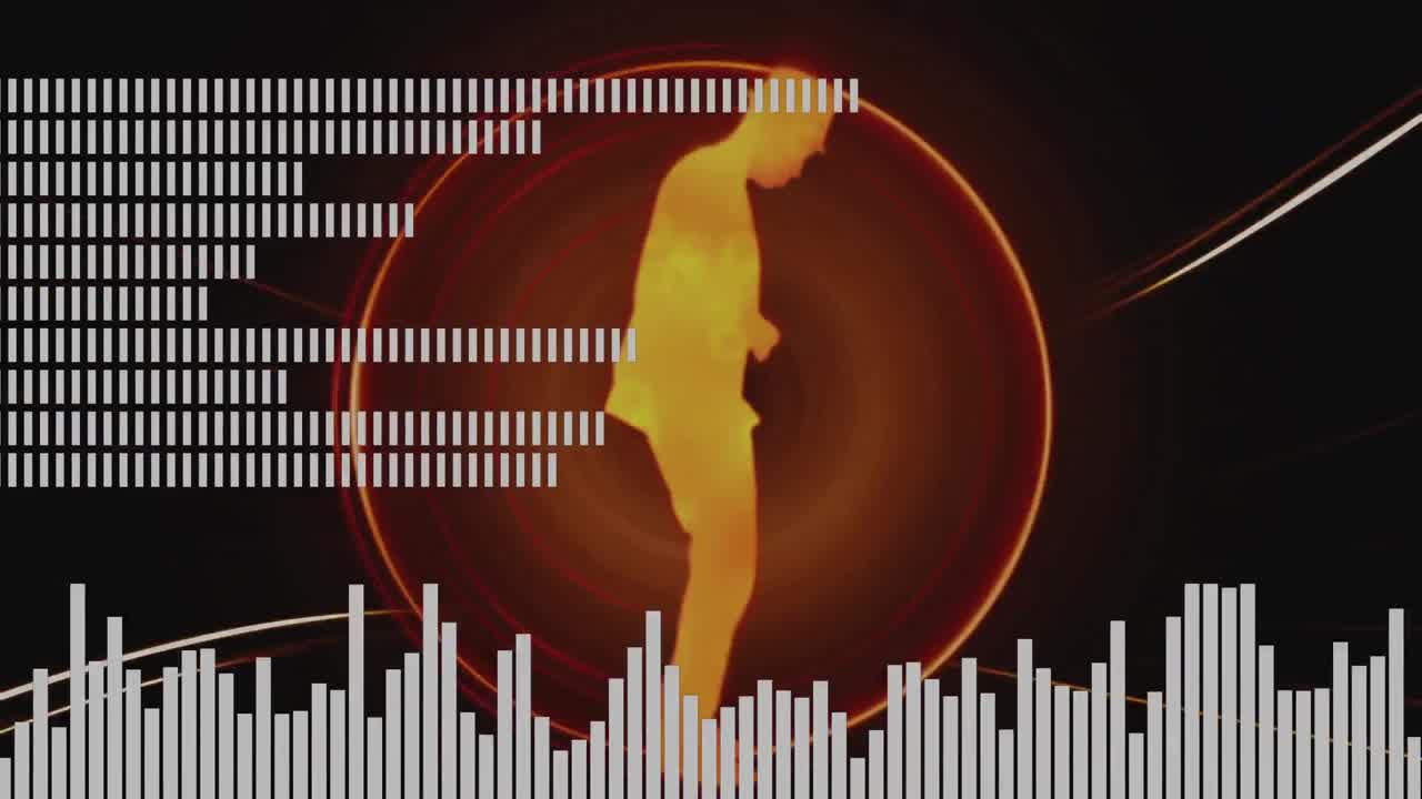 compuesto digital de música de baile