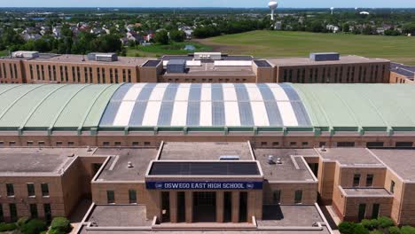 oswego east high school aerial view