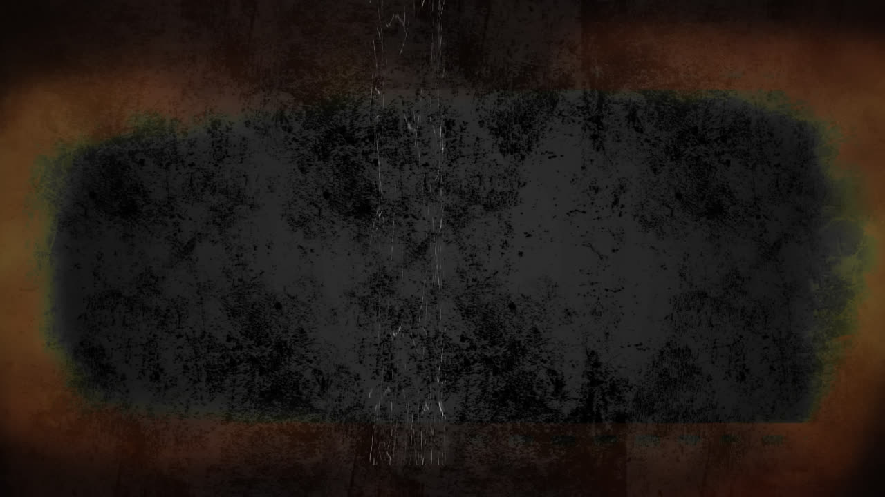 animación de la distorsión visual y la interferencia en fondo negro