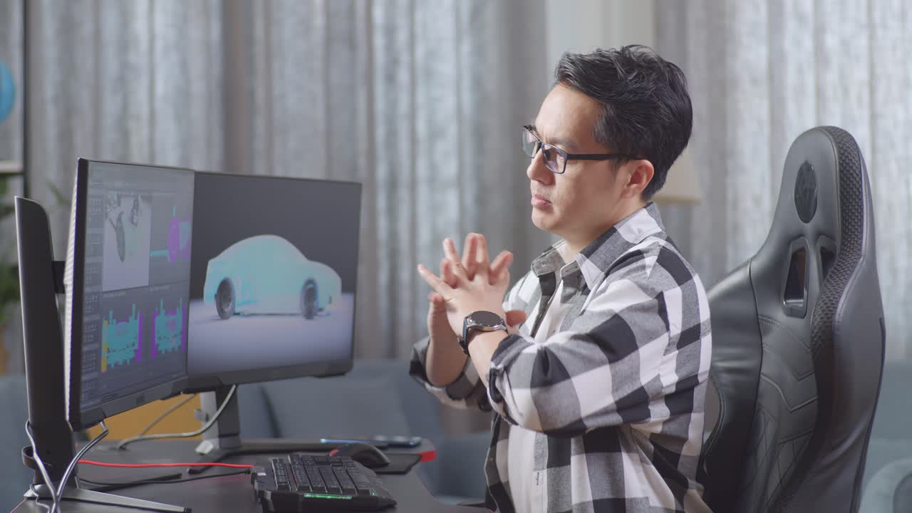 diseñador de estiramiento en casa