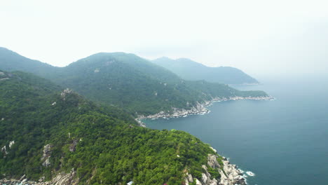 Blick-Auf-Die-Tropische-Insel-Von-Drohnen-Auf-Koh-Tao