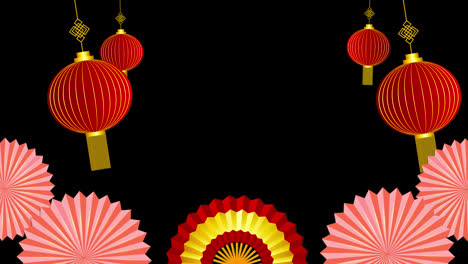 Swing-Chinese-New-Year-Lantern-lamp-hanging-loop-Animation-video-transparent-background-with-alpha-channel.