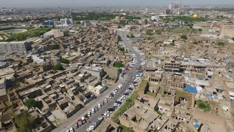 erbil citadel iraq , drone shoot