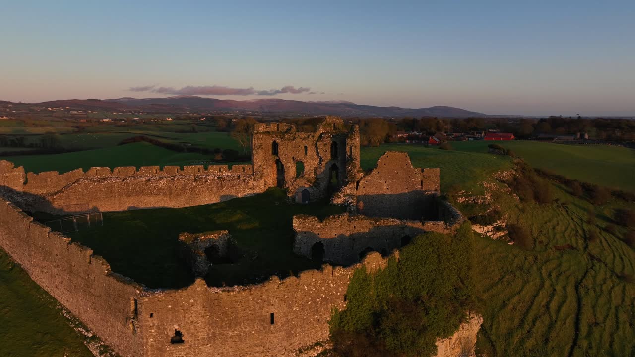 Castello Roche, Contea di Louth, Irlanda, Gennaio 2023