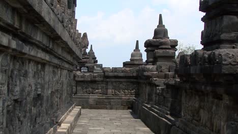 beautiful craftsman'work from borobudur temple, unesco world heritage site, central java, indonesia, buddhist temple